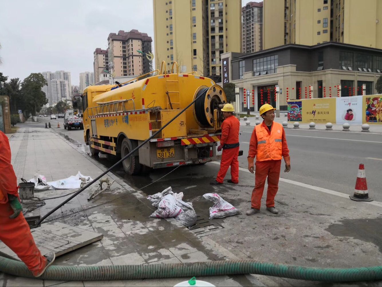 札达排污管道清淤-管道清洗
